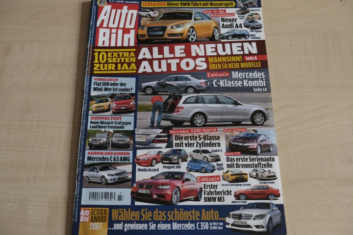 Deckblatt Auto Bild (27/2007)